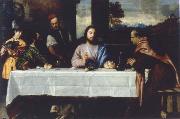 TIZIANO Vecellio The meal in Emmaus china oil painting reproduction